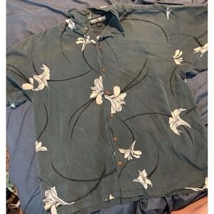 Tommy Bahama 100% Silk Dress Shirt 0212